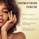 Natural Hair Repair Serum, Hair Growth Supplement for Hair Thinning, Vegan Women's Hair Treatment, Thicker Fuller Looking Hair, Gentle and Effective Hair Strengthening Products