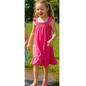 PATPAT Multipack Girl Toddler Dresses Sleeveless Flamingo Striped Toddler Casual Dresses 7-8Y