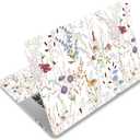 12 12.1 13 13.3 14 15.4 15.6 Inch Laptop Skin Decal, Laptop Skins Stickers Decals for Notebook PC, Universal Reusable Vinyl Laptop Cover Sticker, Waterproof Art Protector I Colorful Weeds