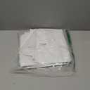 RYB HOME White 100% Blackout Curtains, Short Thermal Insulated Heat & UV Blocking Total Room Darkening Privacy Drapes for Small Window, Width 42 by Length 45, White, 2 Panels