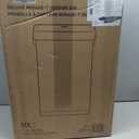 EKO Deluxe Mirage-T 50 Liter / 13.2 Gallon Touchless Rectangular Motion Sensor Trash Can, Matte Stainless Steel Finish