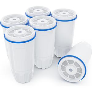 Water Filter Replacement by NUTTUTO Compatible with Zero Pitcher and Dispensers, for ZR-001, ZR-017 ZP-006 ZD-013 ZS-008, Multistage Filtration System to Reduce Lead, TDS, PFOA/PFOS, Chlorine, 6 Packs
