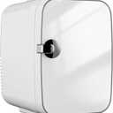 Sweetcrispy Small Refrigerator, Portable Mini Fridge 4L/6 Can Cooler & Warmer Compact Fridges for SkinCare,Food and Drinks, Bedroom, Dorm,Car,Office,Classic White