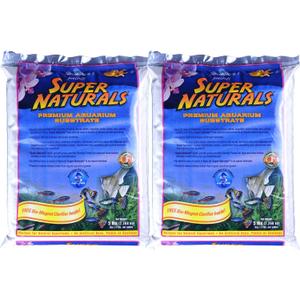 CaribSea Super Natural Moonlight Sand for Aquarium  5 lb Each  Ideal for Freshwater Aquaria  Perfect for Discus, Tetras, Angelfish, and More  (Pack of 2)
