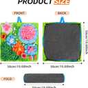 Snuffle Mat for Dogs, 20 X 20 Inches Dog Puzzle Toy for Boredom & Slow Eating, Washable Snuffle Mat for Puppies, Small & Medium Dogs, Cats & Rabbits