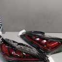 Clear Lens Glossy Black Bezel Sequential Full LED Tail Light Made For And Compatible With Genesis Coupe 2 Door 2010-2016