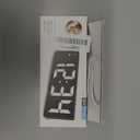 Digital Alarm Clock for Bedroom,Mirror Surface LED Electronic Clocks,Adjustable Brightness, Snooze Model,Voice Control,12/24H Display,Alarm Clock for Kids,Office,Table,Nightstand-White