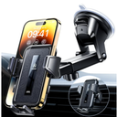 VANMASS 2025 Upgraded Car Phone Holder, [85+LBS Strongest Suction] Patent Safety Cell Phone Mount Windshield Dashboard Vent Truck Accessories Stand Cradle for iPhone 16 Pro Max 15 14 13 Android