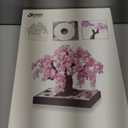 Wise Block Cherry Blossom Tree Building Block Set for Adult 900 Pcs Artificial Bonsai Tree Plants for Home Decor, Adult Ages 18