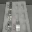 Okllen 9 Pack Glass Fermentation Glass Weights for Large Wide Mouth Mason Jars Easy Grip Handle, Dishwasher Safe