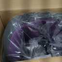 Safety 1st Grow and Go 2-in-1 Booster Car Seat with Comfort Wings, Converts High-Back to Backless, 19" Wide, Slim Design, Lightweight, Foldable, Easy-Clean, Cup Holders, 40-100 lbs, Crushed Grape, Manufactured Date 04/16/2025