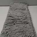 OLANLY Bathroom Rugs Sets 2 Piece, Soft Absorbent Chenille Bath Mats Area Rug Set, Non-Slip, Quick Dry, Machine Washable Bath Mats for Bathroom, Home Decor Accessories (30"x20"+24"x16", Grey)