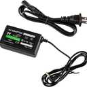 PSP Charger, AC Adapter Wall Charger Compatible with Sony PSP-110 PSP-1001 PSP 1000 / PSP Slim & Lite 2000 / PSP 3000 Replacement