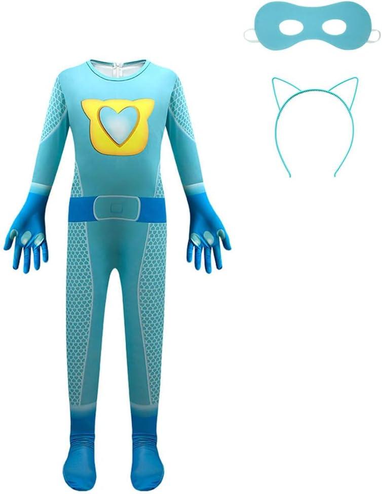 Cute Cosplay Costume for Kids with Mask and Headband, 3-10Y (Bitsy)