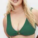 City Chic Women's Plus Size Top - Avalon Bikini (Amazon Green)