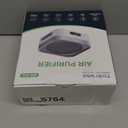 Air Purifiers for Home  True HEPA Air Purifier for Pets, Smoke & Allergies | 600 Sq Ft Coverage | Ultra-Quiet & Portable Small Air Purifier for Bedroom/Travel/Desk/Office/RV (White)