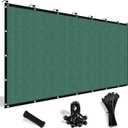Shade&Beyond 90% Sun Shade Cloth with Grommets, 10' X 16' Pergola Shade Cover Canopy, Mesh Tarp Sun Screens for Patio, Outdoor, Garden, Backyard, Green