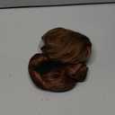 REECHO 20" 1-Pack 3/4 Full Head Curly Wave Clips in on Synthetic Hair Extensions HE008 Hairpieces for Women 5 Clips 4.5 Oz per Piece - Linen