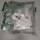 2 Pack Sliding Patio Door Foot Kick Lock, A Secondary Childproof Additional Security, Universal Fits for Any Sliding Door and Window Top or Bottom Rails, White