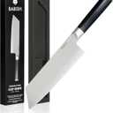 Babish High-Carbon 1.4116 German Steel Cutlery, 7.5" Clef (Cleaver + Chef) Kitchen Knife, Good Housekeeping Standout Knife of 2022