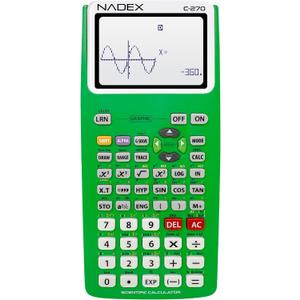 Scientific Calculator with Graph Functions for College and High School Students, Engineering, Advanced Mathematics, Calculus, Algebra, Geometery, Trigonometry, Statistics, Physics, Chemistry, Green