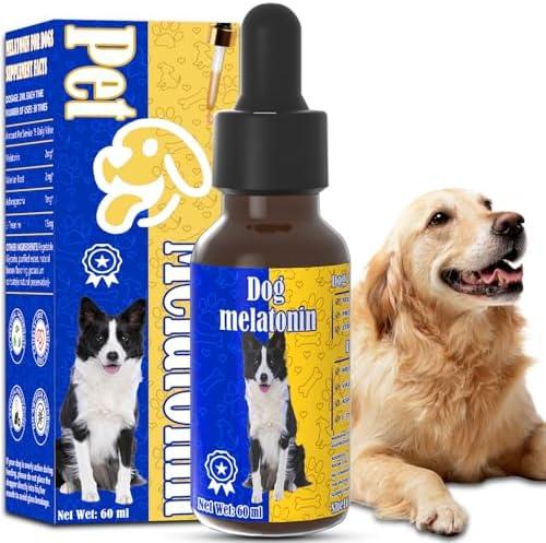 Tetra Dog Melatonin, Quiet Moments Calming Aid for Dogs Melatonin, Effective Anxiety Relief, Dog Sleep Aid for Dogs &Cats, 60 Ml, Pack Of 3