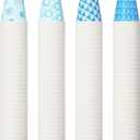 [500Pack ] 3 oz Paper Cups, Small Mouthwash Cups, Disposable Bathroom Cups, Paper Cups for Party, Picnic, BBQ, Travel, and Event, Assorted Blue Pattern