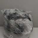 Merelax Soft Area Rugs for Livingroom Bedroom, Shaggy Plush Fuzzy Fluffy Carpet Furry Fur Rug, Modern Indoor Comfy Nursery Kids Dorm Home Decor Floor Mat, 3 x 5 ft, Tie-Dyed Black & Grey