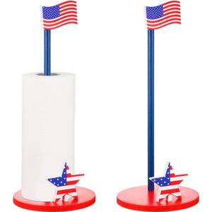 Namalu Independence Day Paper Towel Holder with Round Base Rustic 4th of July Decor for Kitchen and Bathroom Fun Paper Towel Holder Kitchen Paper Towel Dispenser for Countertop Women Toilet, Pack of 1 Namalu Independence Day Paper Towel Holder with Round Base Rustic 4th of July Decor for Kitchen and Bathroom Fun Paper Towel Holder Kitchen Paper Towel Dispenser for Countertop Women Toilet, Pack of 1