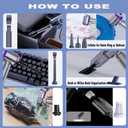 Airified Pro Car Vacuum, 3 in 1 New Pro V2 Portable 29000 Pa Suction Air Blower/Car Vacuum, Rechargeable High Power Cordless Vacuum Cleaner for Home, Long Lasting Battery Mini Vacuum Cleaner