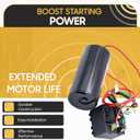Seentech CSR-U1 Hard Start Capacitor Kit for HVAC Systems, Compatible with 1–3 Ton AC Compressors, 88-108 µF, 208-240VAC, 50/60Hz