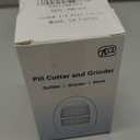 Pill Cutter 1/4,Pill Crusher,Splitter for Smalla Pills,Pill Organizer, Suitable for Carrying On The Go (4 in 1)