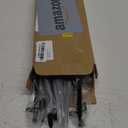 Cheardia 20 Pack Tent Stakes Heavy Duty, 7.8 Inch Outdoor Camping Pegs Stakes Black Metal Ground Stakes Spikes for Tent Tarp Canopy Unbreakable and Inflexible