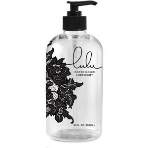 Lulu Natural Water Based Lubes. Personal Lubricant, Liquid Lube for Men, Women and Couples, Lubricants. (16oz)