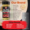 Fajita Seasoning Mix Spicy Ranch Seasoning Powder - Gluten Free & Low Sodium Mexican Seasonings Blend for Meat, Vegetables, Steak & Chicken Fajita. Hot Ranch Fajitas Seasonings Spices. Taco Mix. 5oz (EXP 01/02/27)