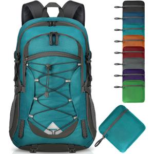 IGOLUMON Hiking Backpack 40L Packable Lightweight Camping Backpack Men Women Waterproof Hiking Daypack Outdoor Travel Daypack (Green)