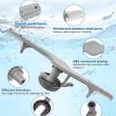 154568002 Dishwasher Lower Spray Arm -Complete with 5304518968 Support & 5304506518 Filter-Compatible with Frigidaire Electrolux Dishwasher Bottom Lower Spray Arm 5304517203 154250901 154414101