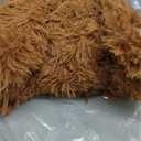 Bean Bag Cover (No Filler), Soft Faux Fur Stuffed Animal Bean Bag Storage, Fluffy Plush Bean Bag Chair Cover Washable, Comfy Bean Bag Covers for Adults Kids Teens, 38"x40" Brown