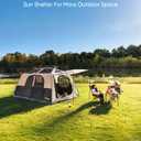 FanttikOutdoor Zeta C10 Apex Canopy Tent, 10 Person Instant Cabin Tent Setup in 60s, Family Tent with Carry Bag for Family Camping & Hiking, Waterproof, Upgraded Ventilation
