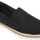 Skechers Women's Flexpadrille Lo Ballet Flat (8.5, Black)