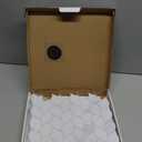 Tilingview 10-Sheet Peel and Stick Backsplash Tile for Kitchen, Self-Adhesive Mosaic Glossy Leaf Stick on Wall Tile with Gaps (Calacatta White)