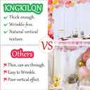 10x10FT White Backdrop Curtains for Parties - White Wedding Backdrop for Baby Shower Birthday Photo Home Party Curtains Backdrop 5x10FT 2 Panels, One size