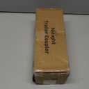 Nilight Straight Trailer Coupler with Security Latch&Chain for 2-Inch Hitch Ball, 2-1/2 Inch Channel,3500 LBS,Heavy Duty Trailler Tongue Coupler for Station Wagon, Truck, Bolted & Welded Installation