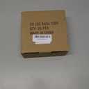 VISTERLITE 25-Pack Ceramic C9 Christmas Light Bulbs, Red LED Light Bulbs Holiday Decoration, Christmas Decor for Indoor & Outdoor Use, E17/C9 Intermediate Base (Red Smooth)