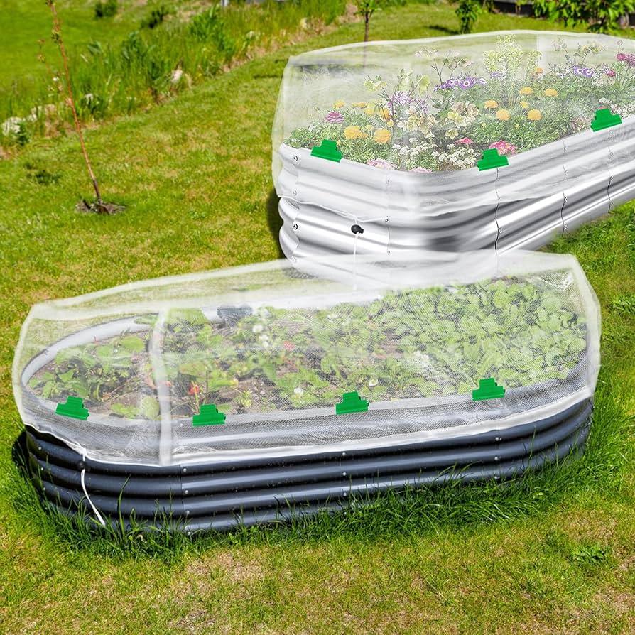 Garden Netting, Raised Bed Plant Covers, size : 5,64ft x 3,31ft