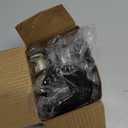 Deadbolt with Round Trim, Keyed 1 Side, Matte Black Finish