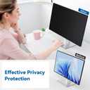 IPROKKO [2-Pack] 23 Inch Computer Privacy Screen Filter for 16:9 Widescreen Monitor, Removable 23in Anti Blue Light Glare Privacy Shield, Anti Spy Security Protector for Hp Dell Asus Acer Samsung