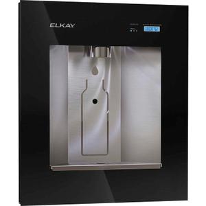Elkay Liv Pro LBWDC00BKC Built-in Filtered Water Dispenser Electric Powered, NSF/ANSI Certified, Sensor Activated, Reduces Lead & Microplastics, Midnight Black, Non-Refrigerated (1.76 liters,  18"D x 5.13"W x 28"H)