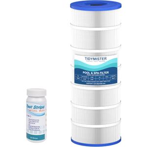 TidyMister Advanced Pool Filter Cartridge TM-8418 Compatible with Jandy CS200, R0462400, PJANCS200, C-8418, 11088503, 11088513, FC-0823,L x OD: 33-1/8" 8-15/16",200 Sq. Ft,1 Pack