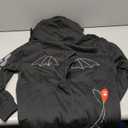 Adult Dragon Hoodie with Ears Cosplay Costume Hooded Sweatshirt Movie Dragon Pullover Coat Jacket (Large, Black)